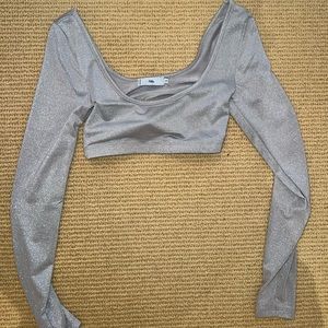 Shiny crop top :)